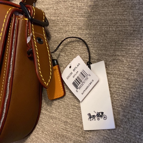 NWT! Coach saddle bag Smooth butter leather 2 set-1941 collection bag - Picture 2 of 12